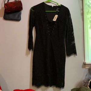 Black Lace Forever 21 Dress